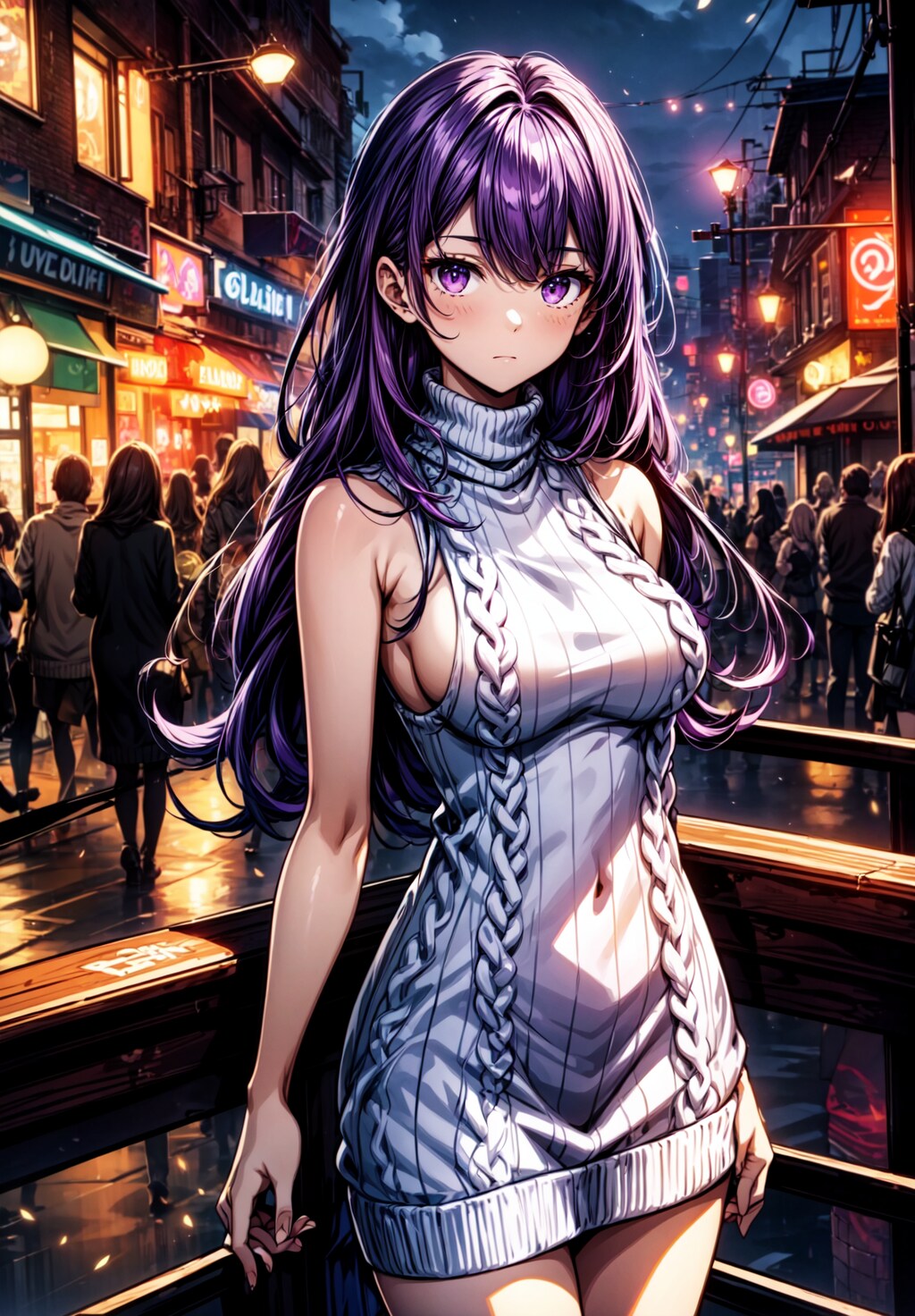 雷電将軍と夜デート