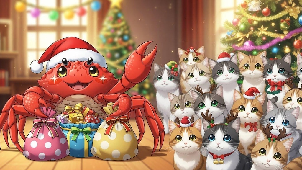 かにも配るんだな