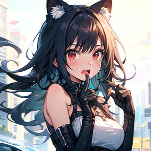 な、何をみとるのニャ⁉