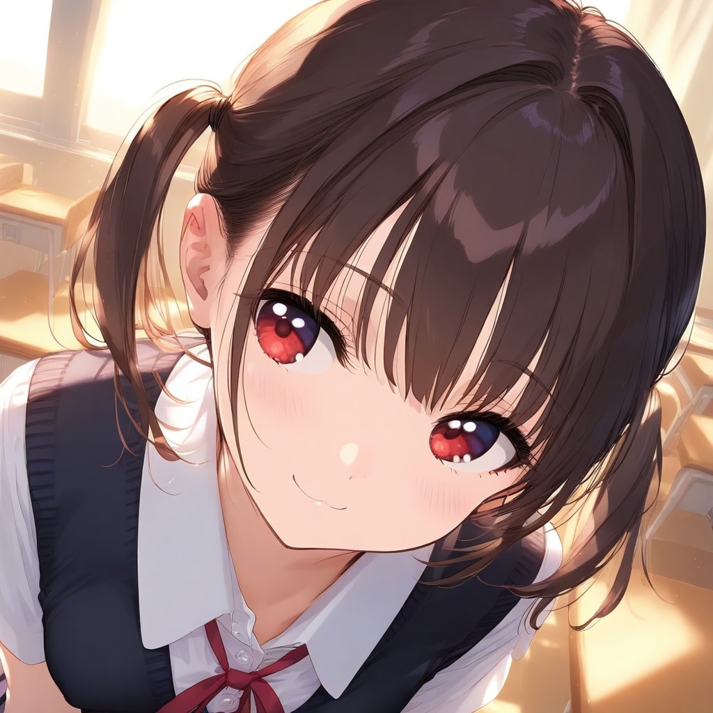 黒髪ツインテール ２