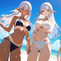 エルフっ娘に人気のビーチ♪2 2枚目