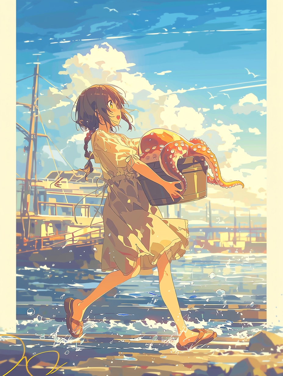 大漁だ～💕 | の人気AIイラスト・グラビア
