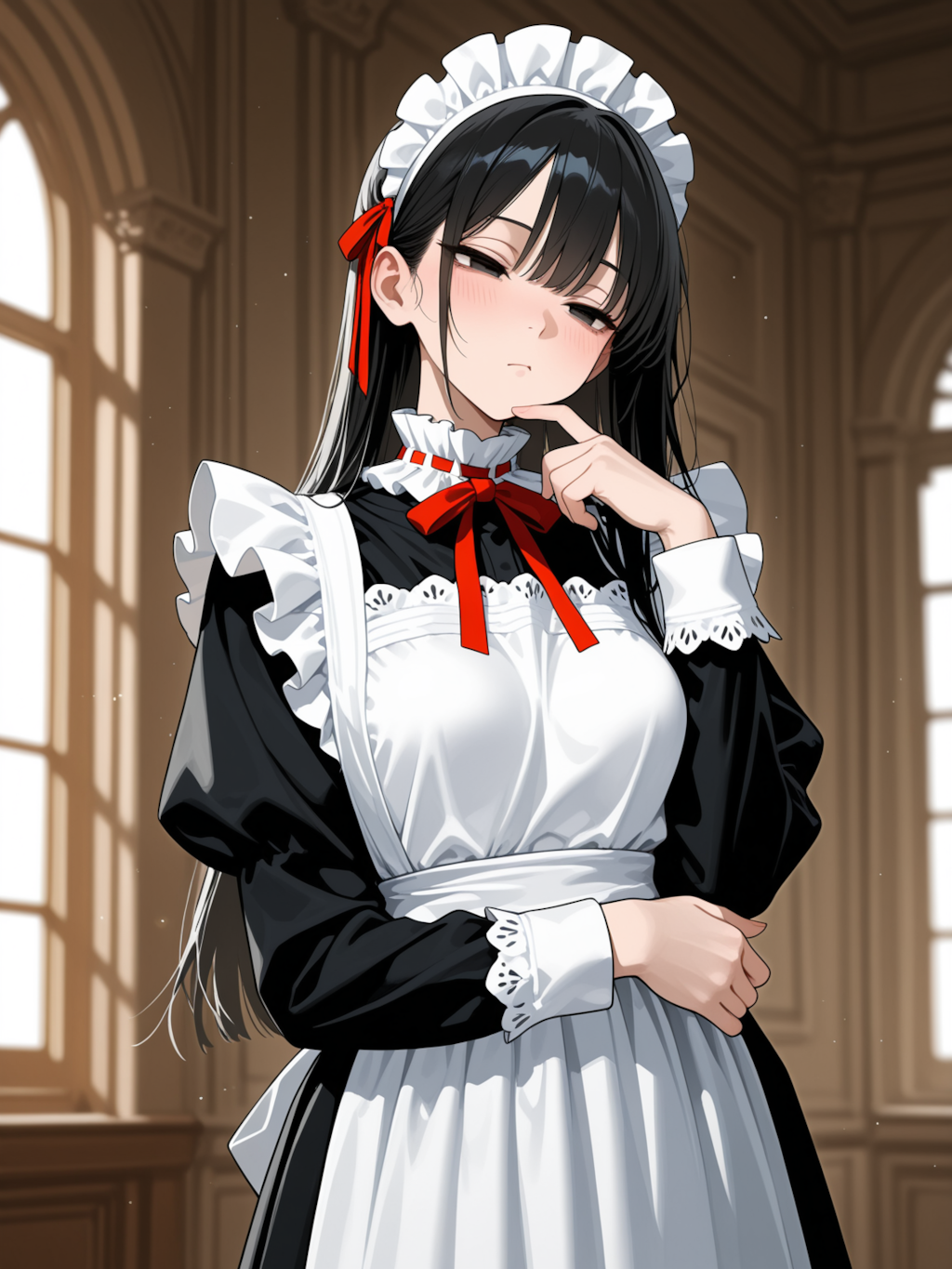 んー
