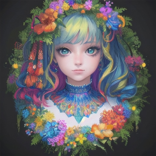 V4B(サイケデリ子ちゃんの新モデルチェック) | の人気AIイラスト・グラビア