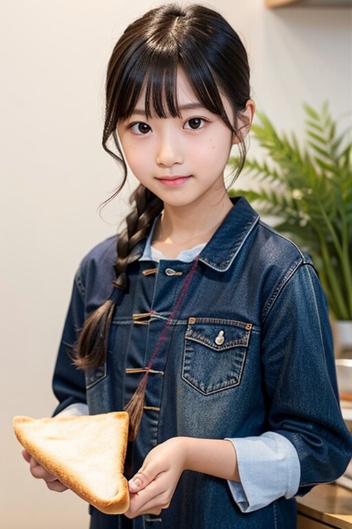 【再来】パンを押し売りする女の子