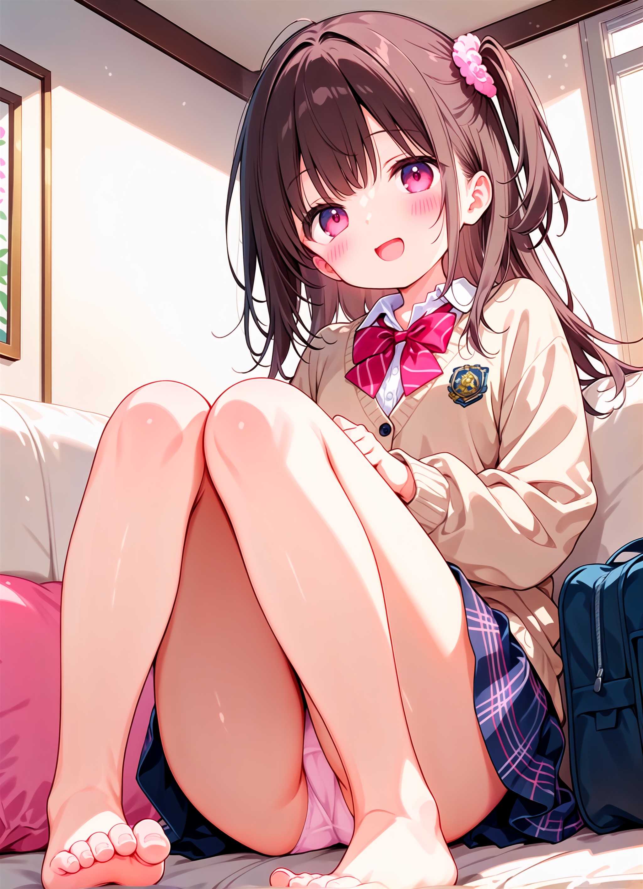 素足なインドア