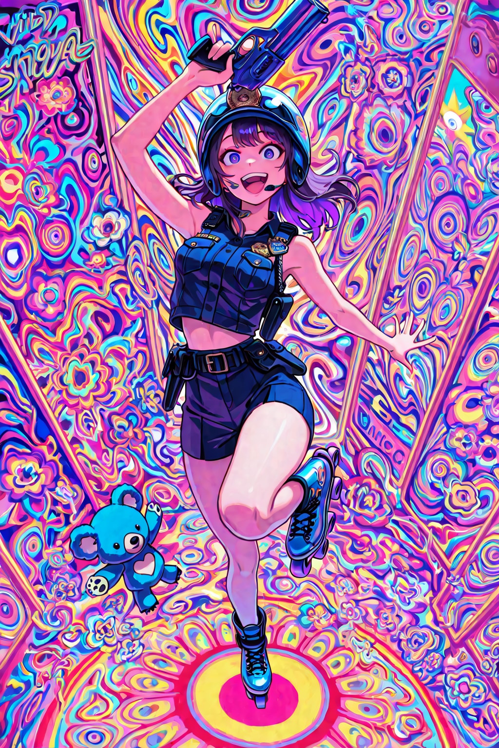 サイケデリックの紫髪ちゃん