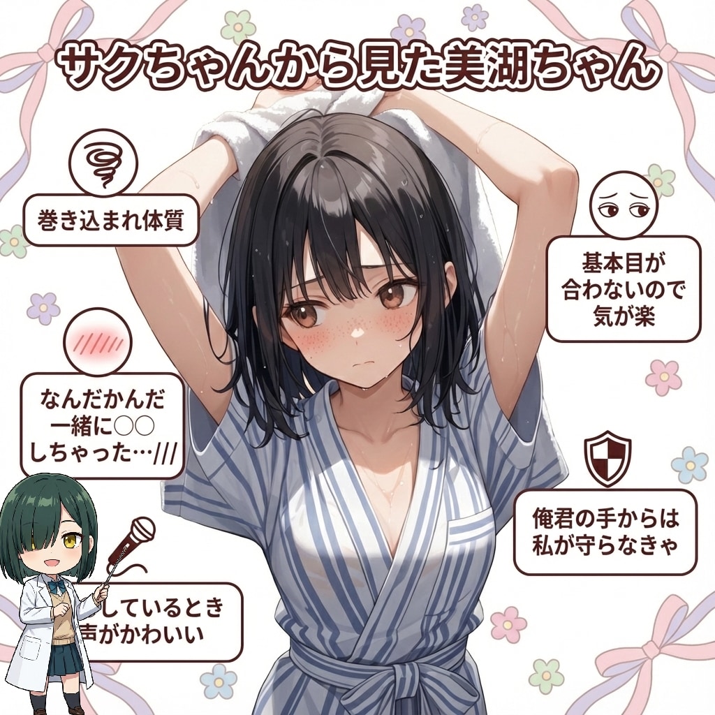 サクちゃんから見た美湖ちゃん