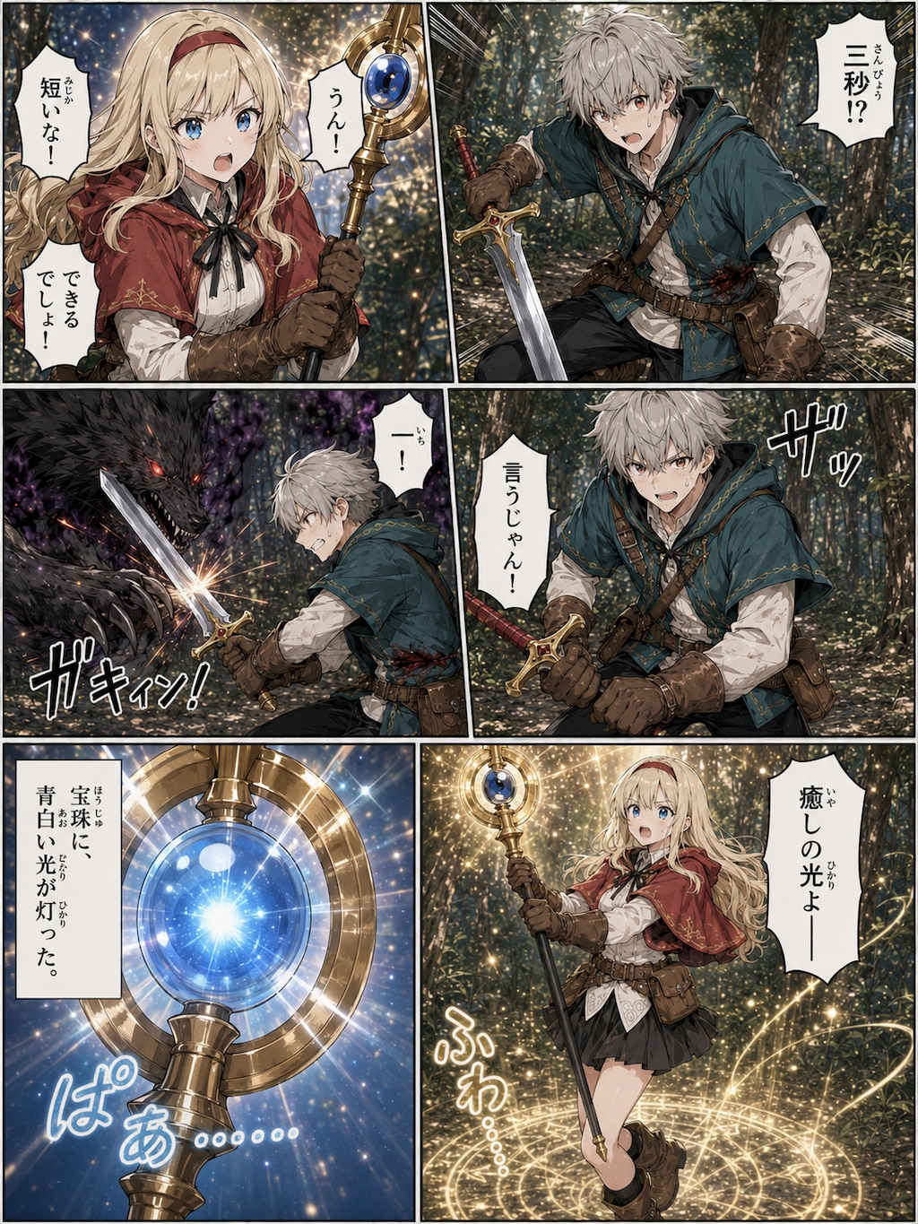 癒しの聖女と剣士　2話続き②