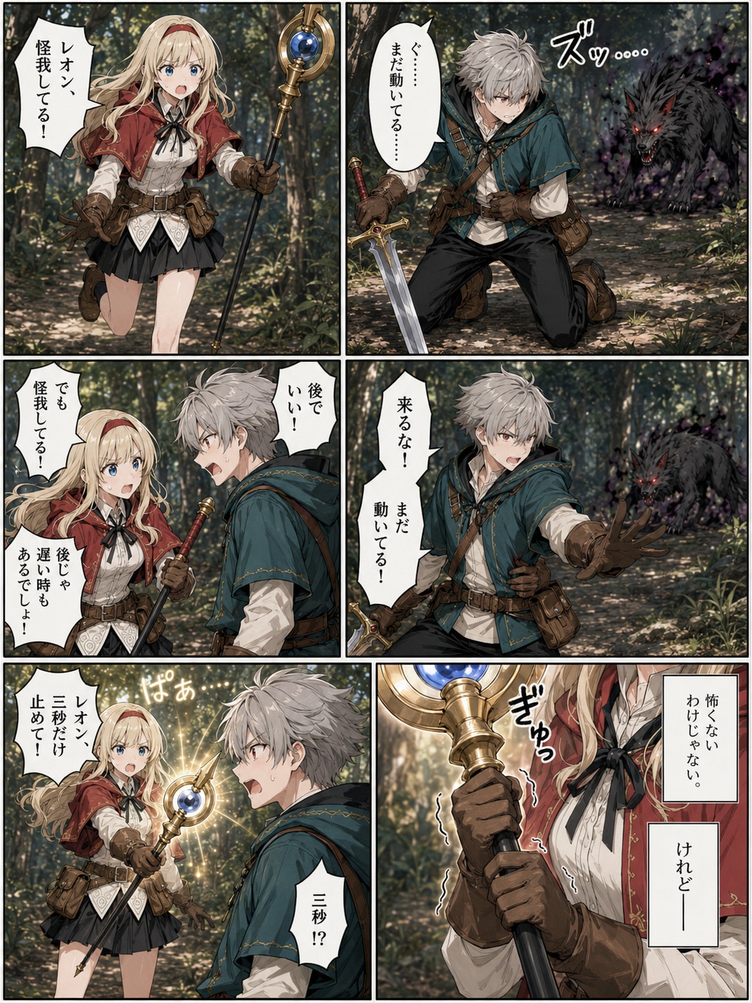 癒しの聖女と剣士　2話続き②