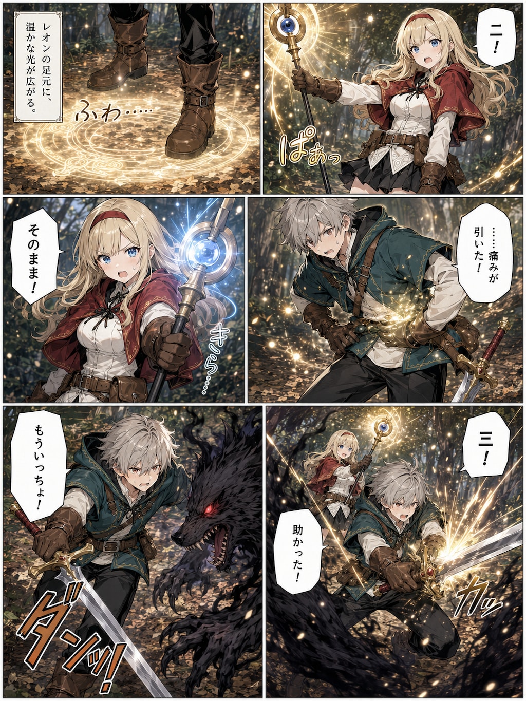 癒しの聖女と剣士　2話続き②