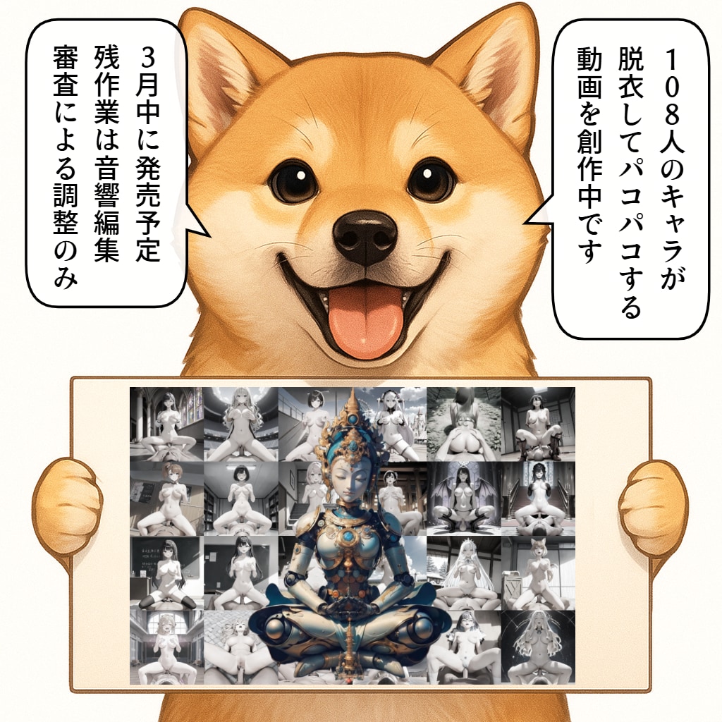 告知１８版：開脚尻－ズ肆を３月中に発売予定
