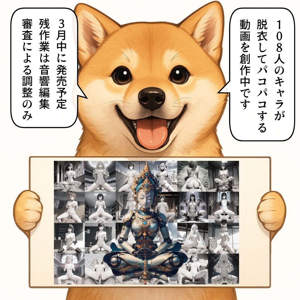 告知１８版：開脚尻－ズ肆を３月中に発売予定
