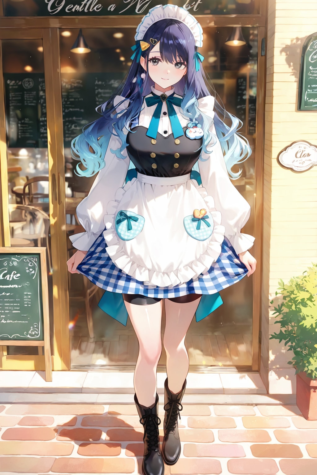 GW期間中の間ですがよろしくお願いします❤️あ、あの〜❗️似合ってますでしょうか❗️