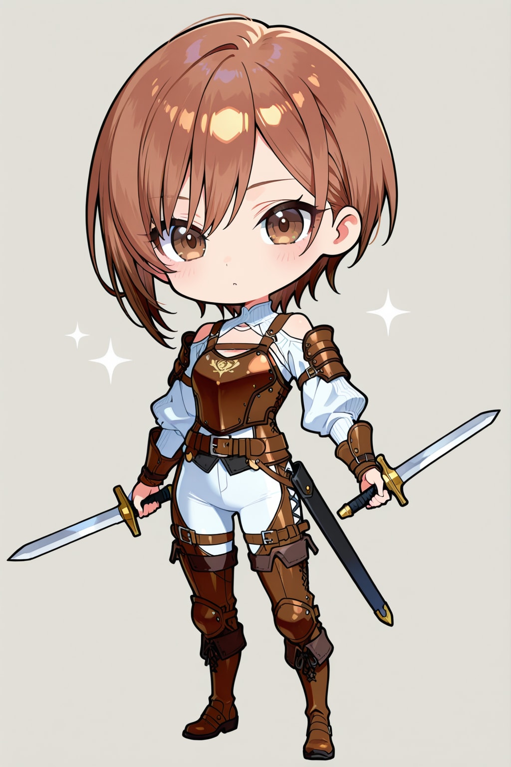 ちびキャラ剣士