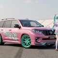 初音ミクとピンクカラーランクル 4枚目