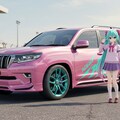 初音ミクとピンクカラーランクル 5枚目