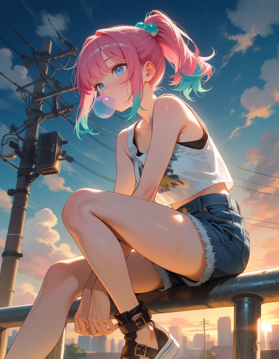 夕暮れチューイング