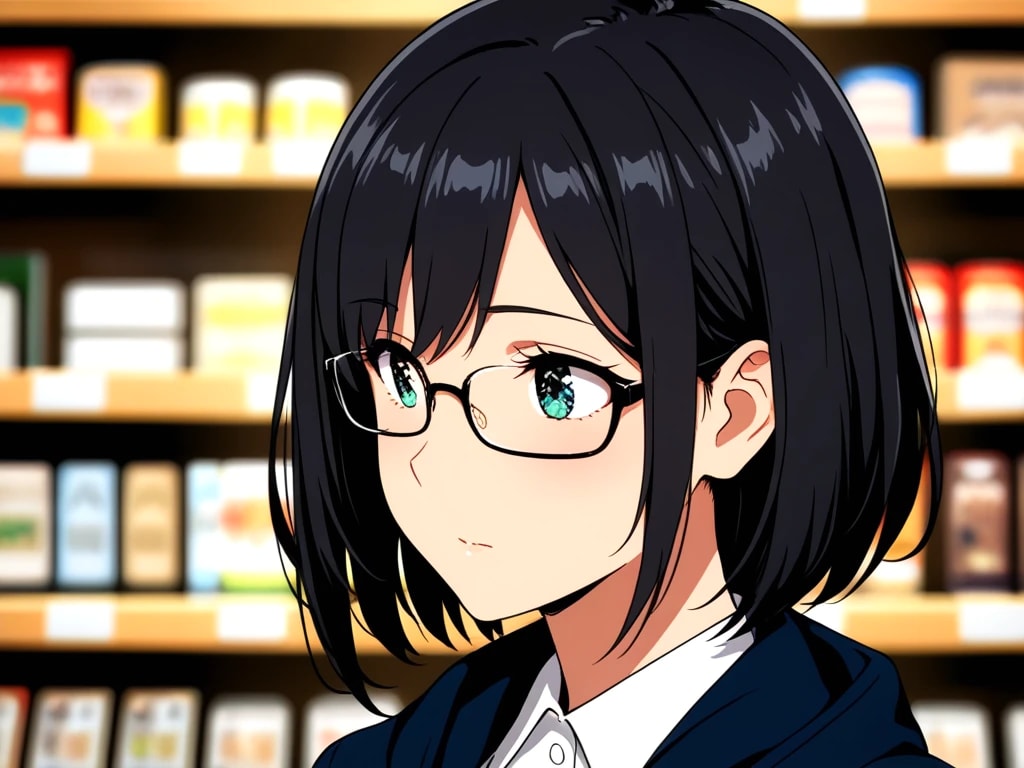 新キャラ　眼鏡っ娘試作品①