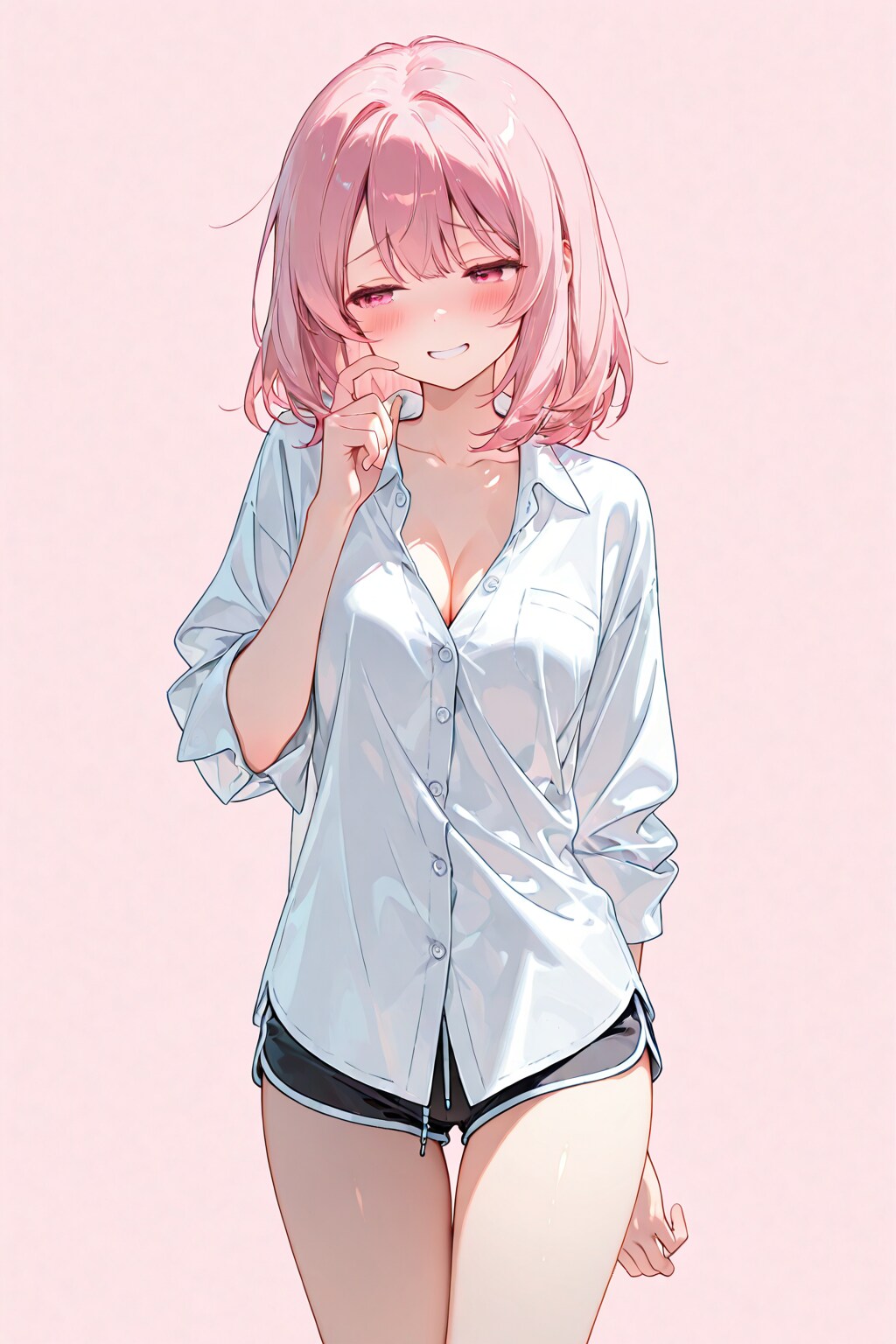 やっちまった！『えー、この度はオレのだらしない恰好でご迷惑を……』ミナト（TS転生者）