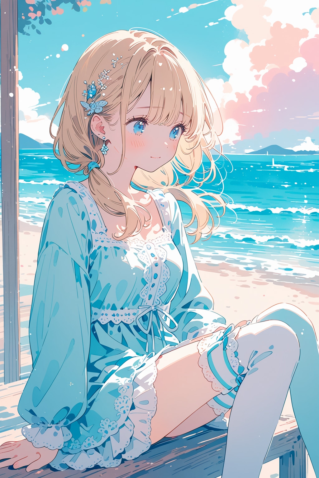 ニーハイいいですね（１２） | の人気AIイラスト・グラビア