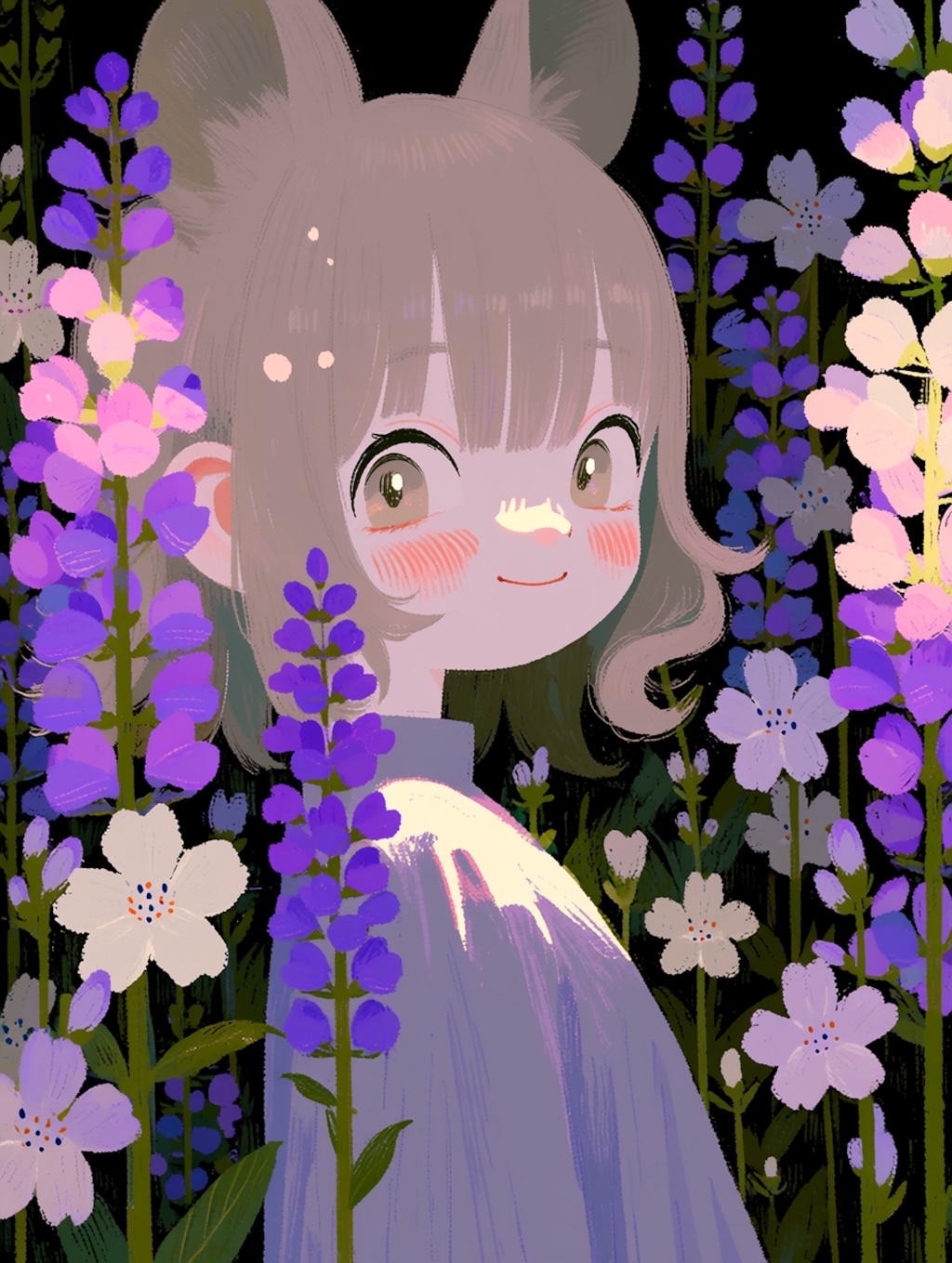 お花❀ねず耳
