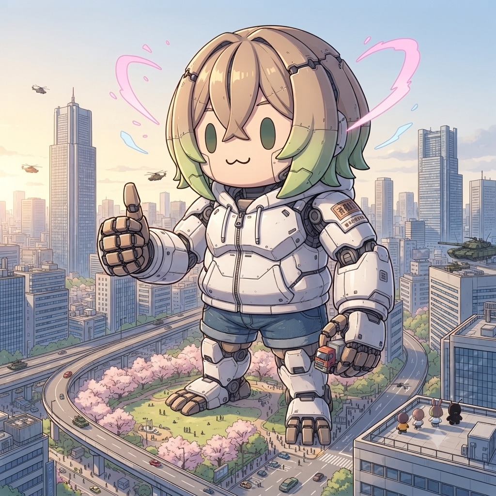 巨大超級いやし兵器 メカマスコットネちゃん