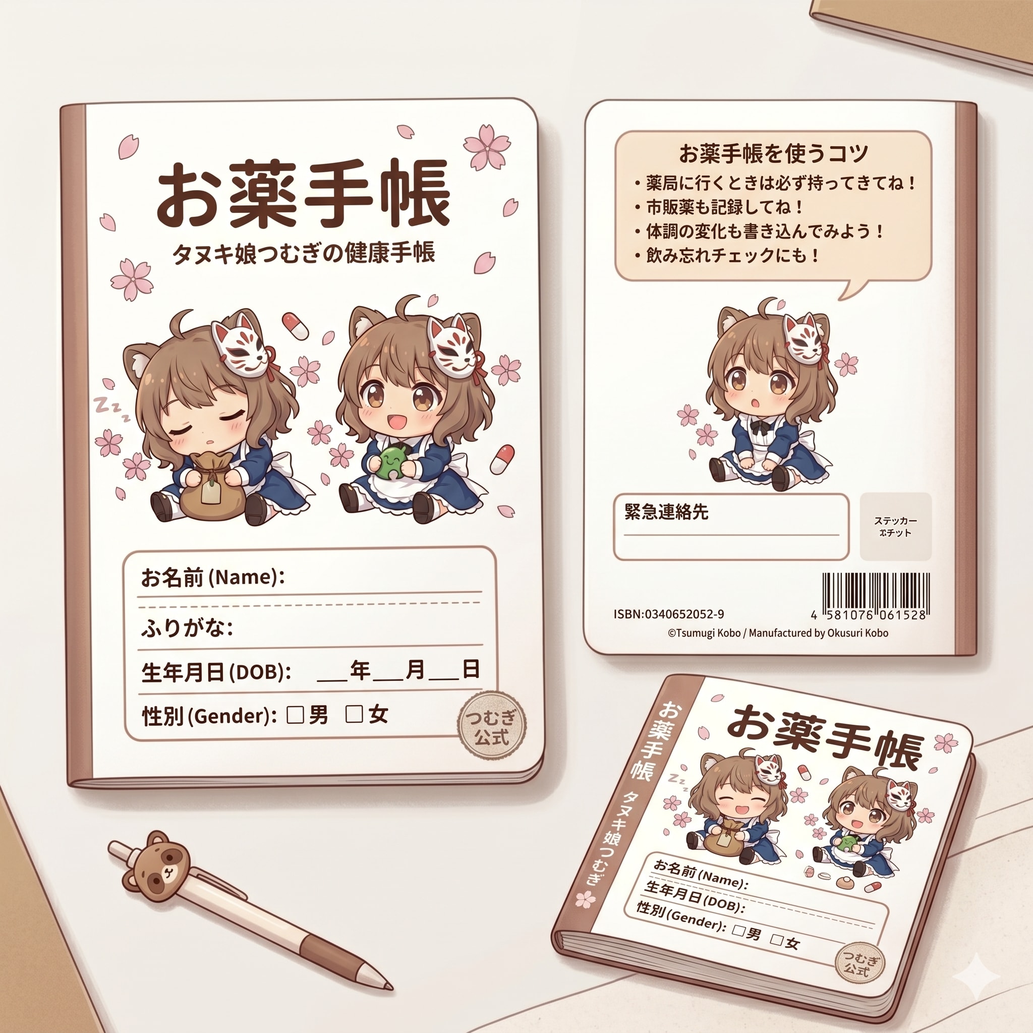 お薬手帳 | の人気AIイラスト・グラビア