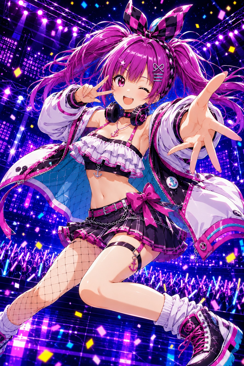 アイマリンちゃんみたいなファンキーなウリンをイメージしてアイウリンちゃんを作ってみた✨