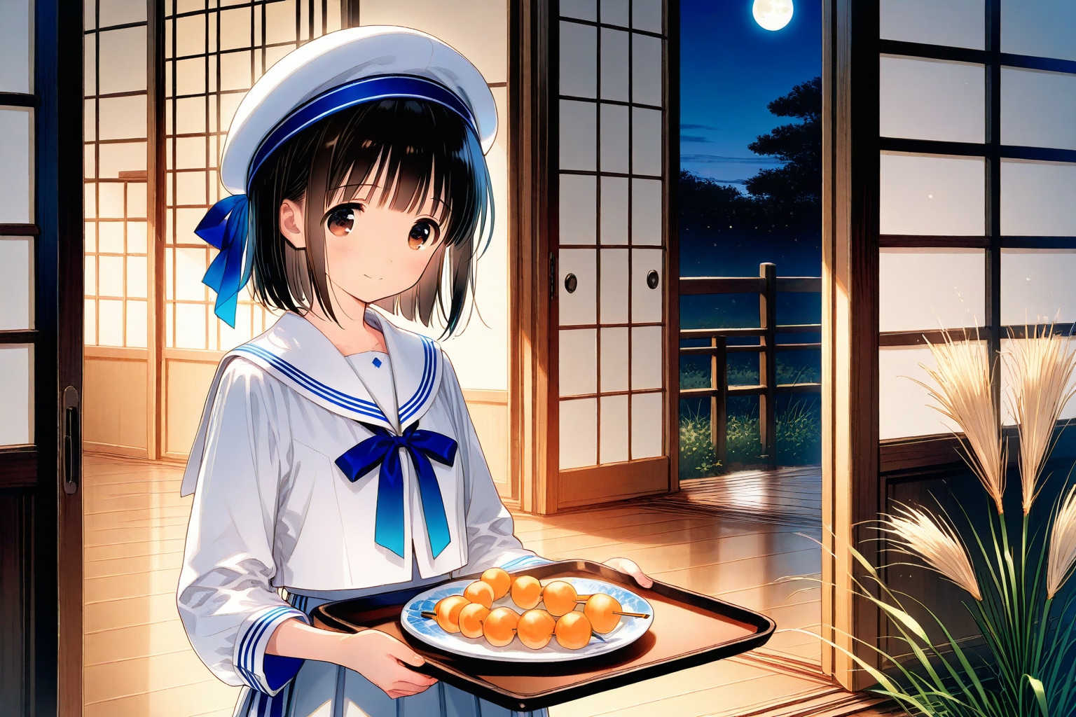 お月見の準備 | の人気AIイラスト・グラビア