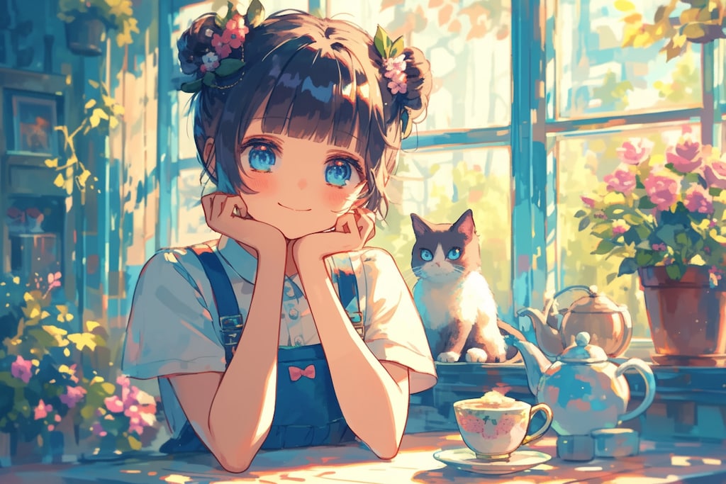 猫🐈とおだんごちゃん🍡✨44