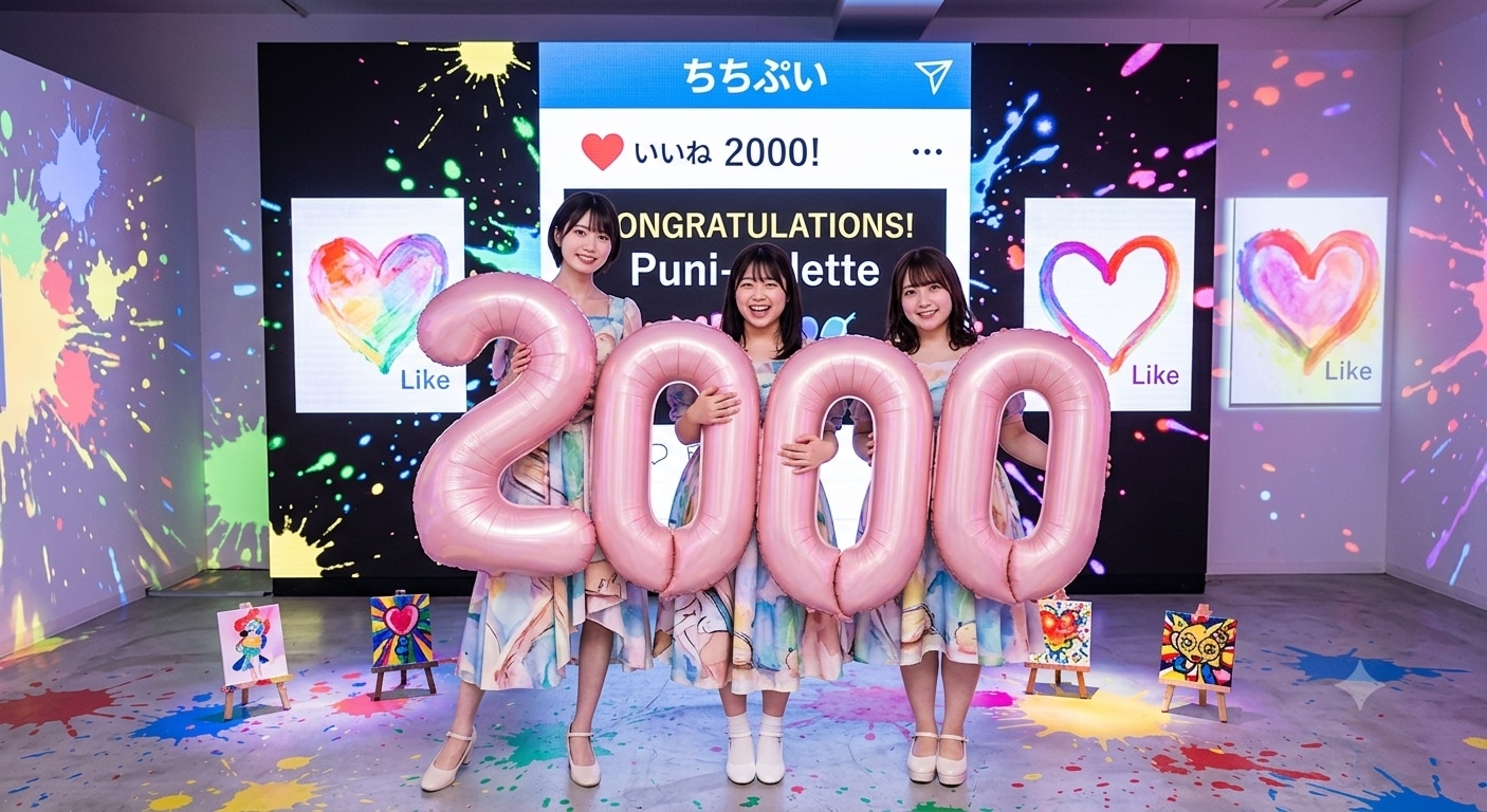 いいね、2000超えです。