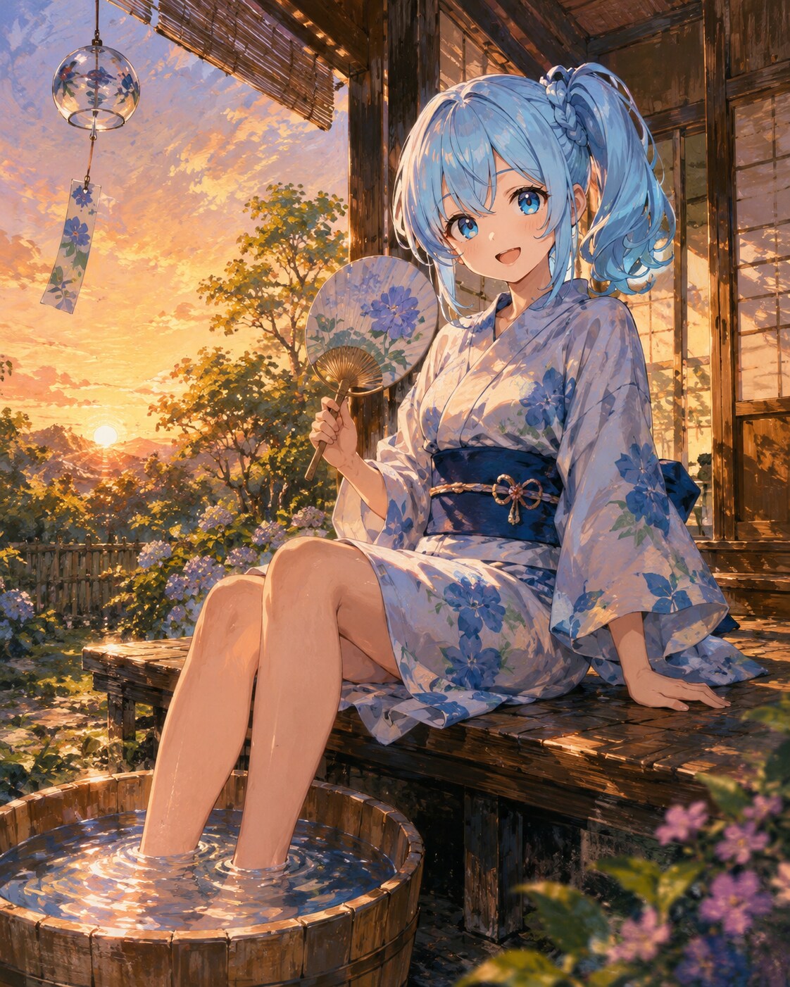 涼を求めて
