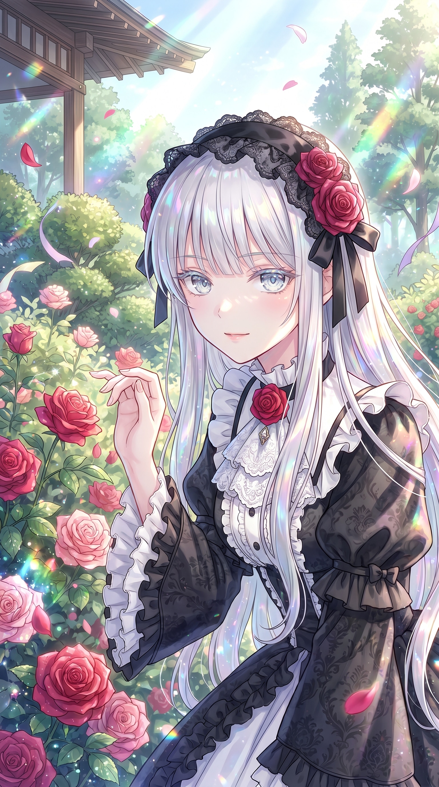 薔薇苑の銀霞乙女 | の人気AIイラスト・グラビア