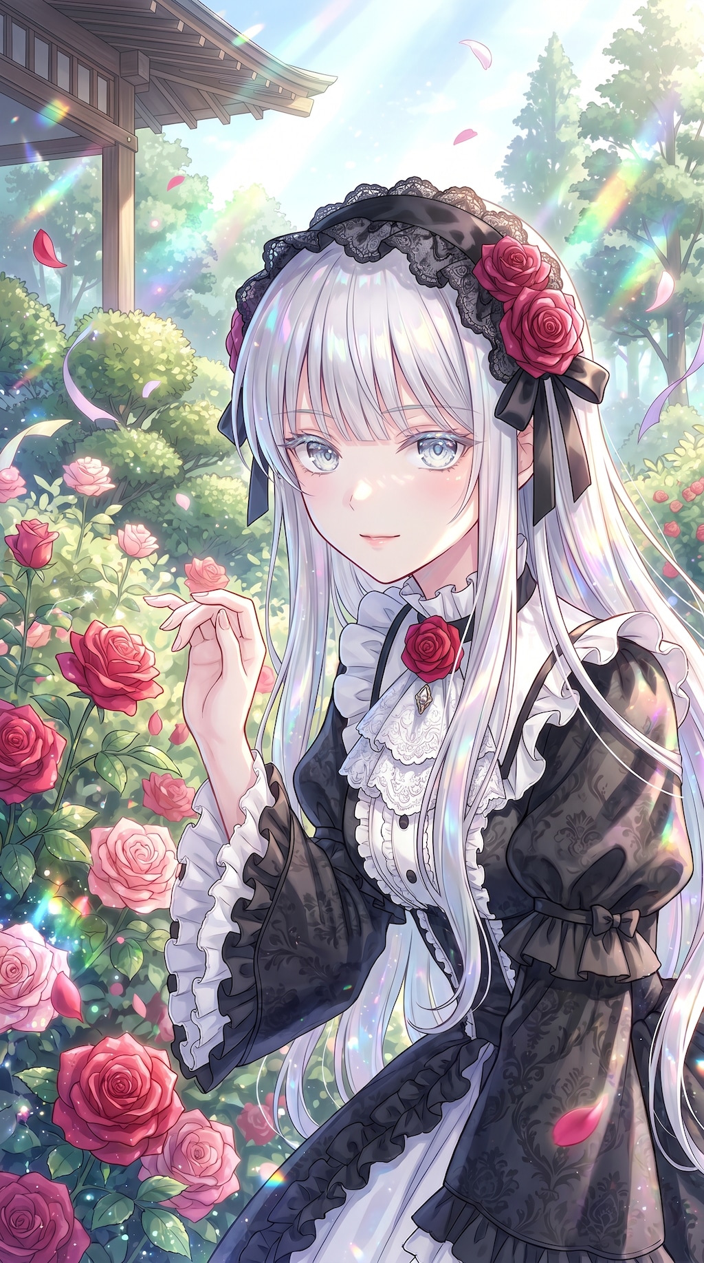 薔薇苑の銀霞乙女