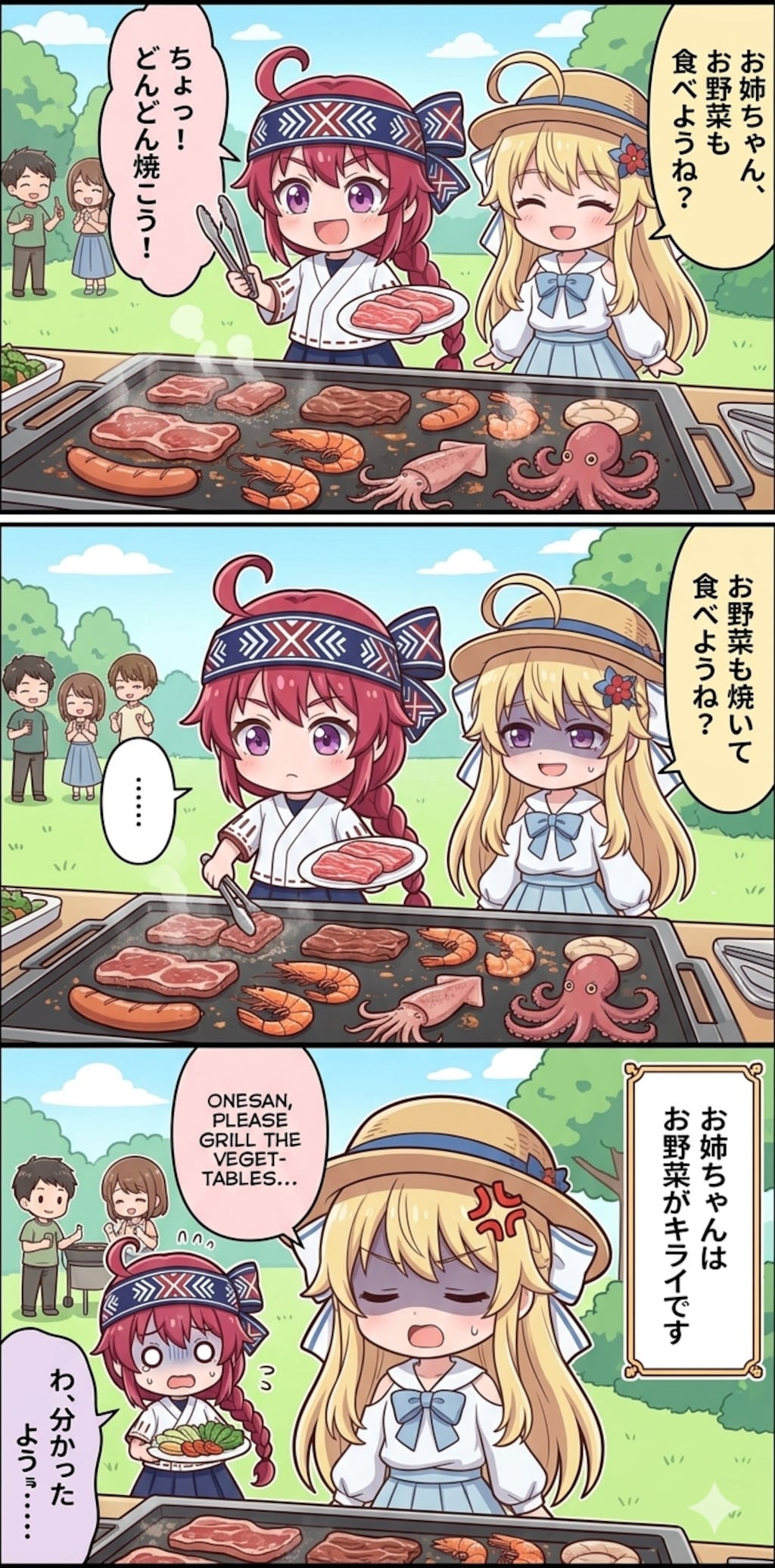 楽しいバーベキュー！