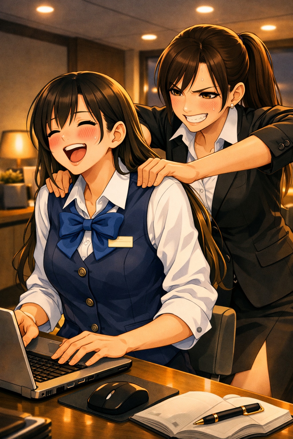 もっと、強く揉んでください。（肩こりを労う日　02）