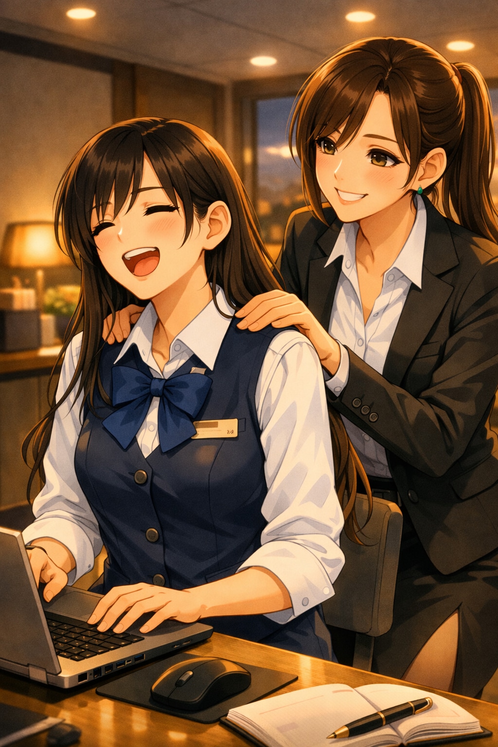 もっと、強く揉んでください。（肩こりを労う日　02）