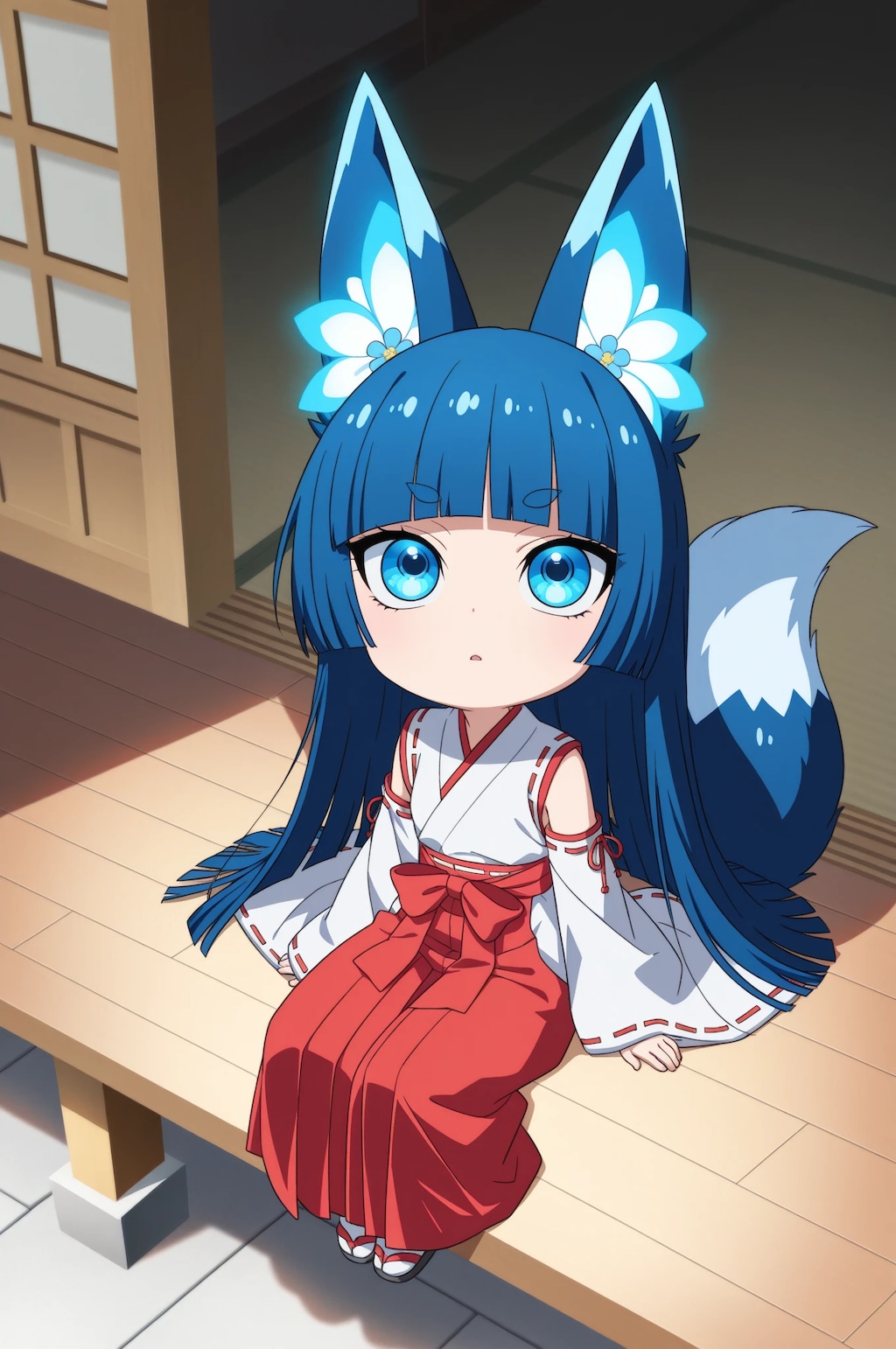 お団子もぐもぐ