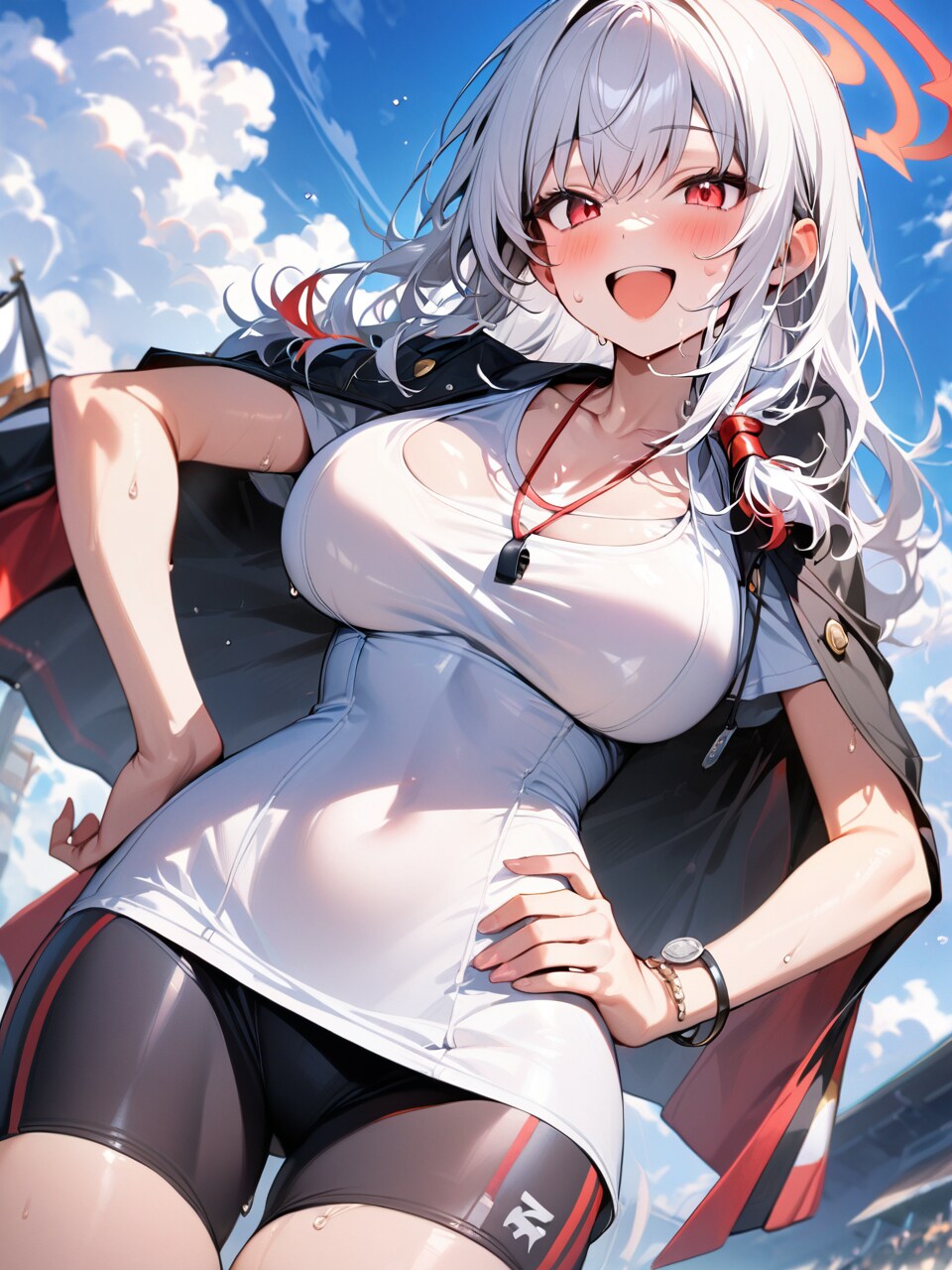 体育教師ハルナ先生【ブルアカ・黒舘ハルナ】