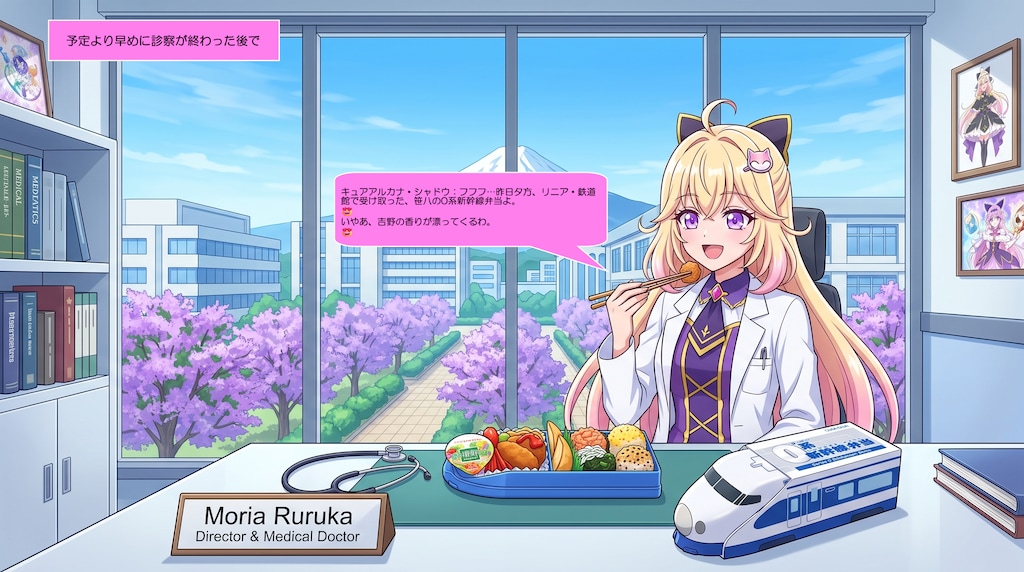 アルカナ院長、JR東海のアイスと弁当を食べる！