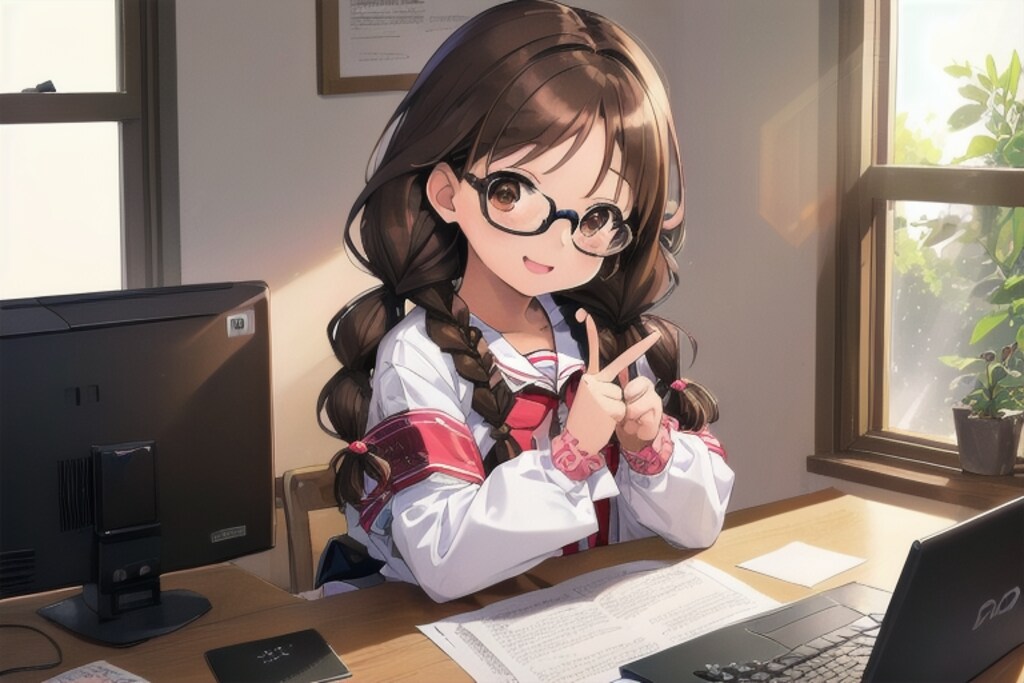 委員長ちゃん執務中