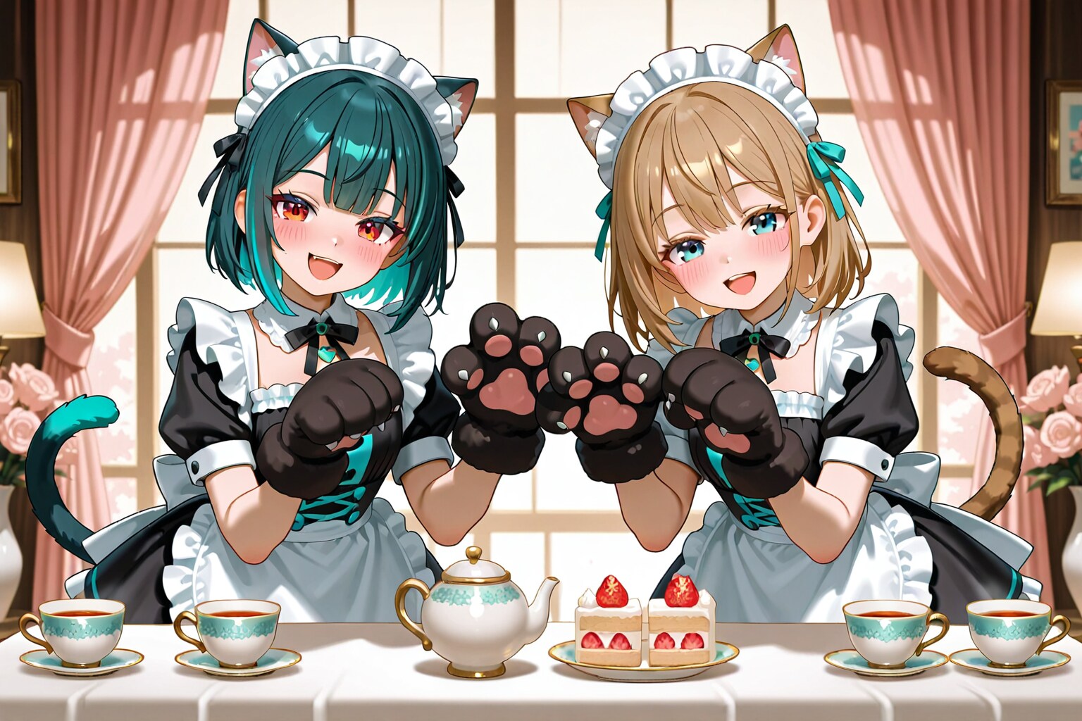 TEA猫メイド | の人気AIイラスト・グラビア