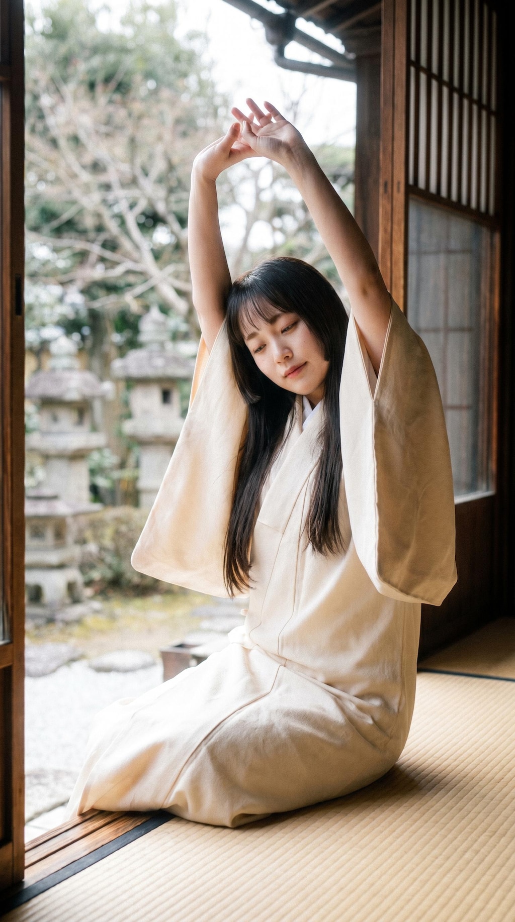 The Sound of Summer Through Bamboo Blinds