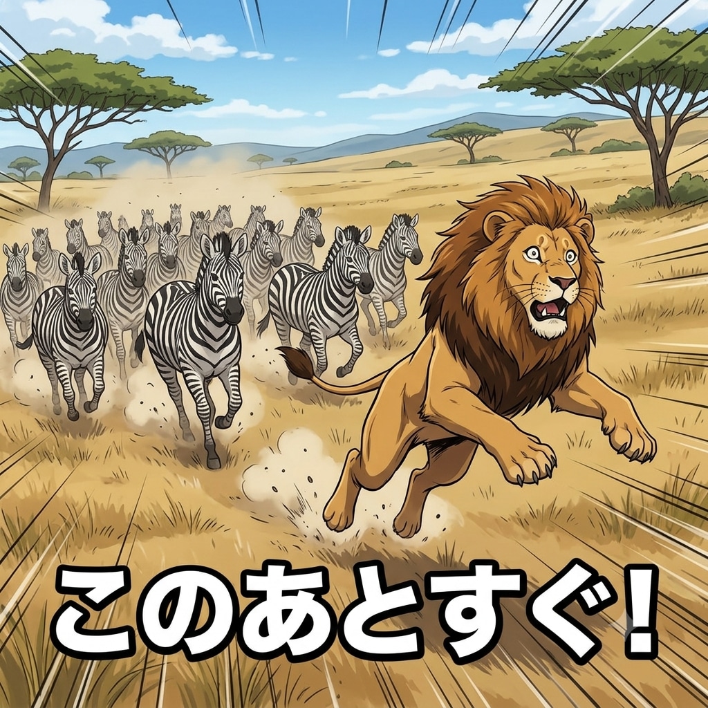 シマウマの群れ