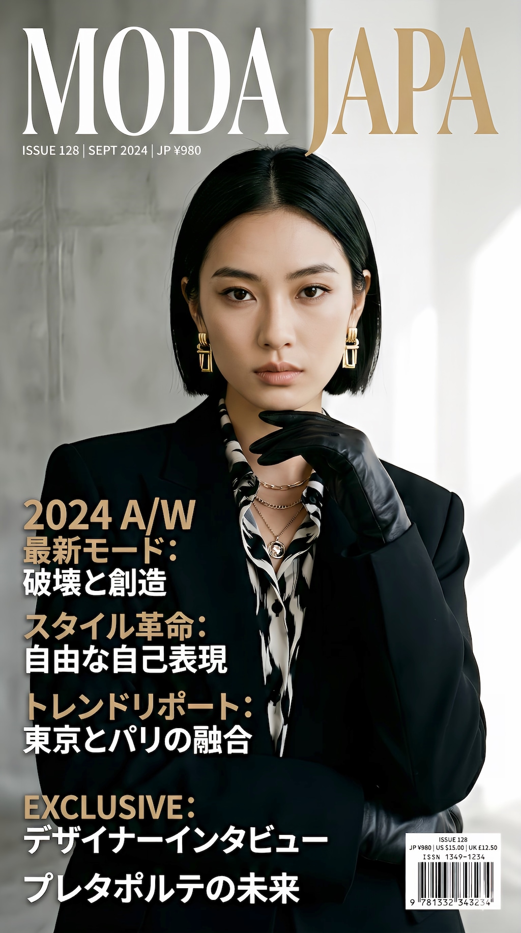 ファッション誌表紙