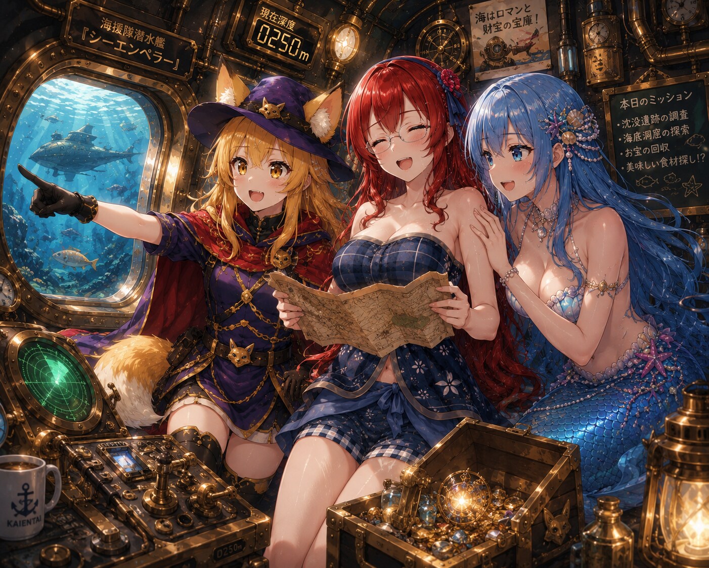 さあ、夏の大冒険の始まりだ🐳