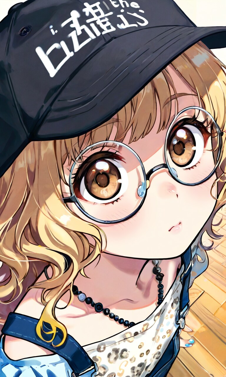 丸眼鏡の子 | の人気AIイラスト・グラビア