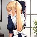 ご奉仕する金髪のメイドさん　その３ 7枚目