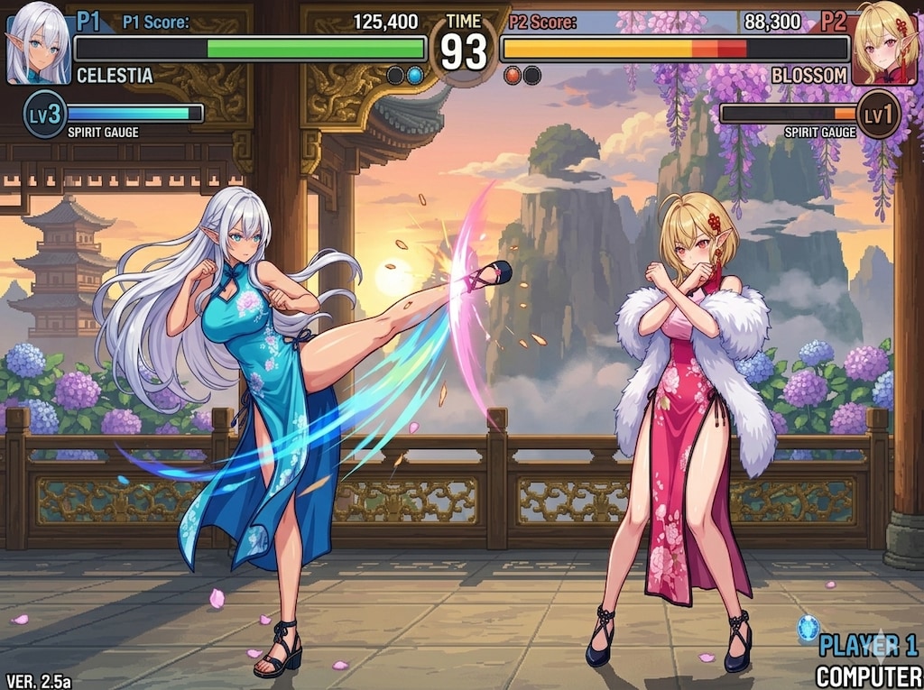 うちの子で2D格ゲー